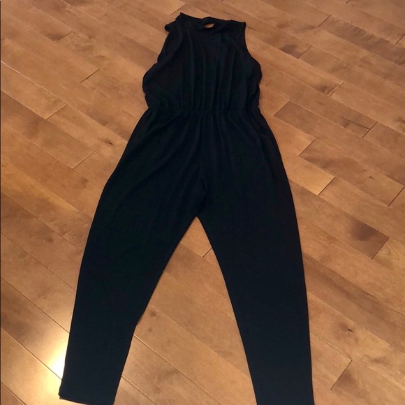 Forever 21 Pants - Trendy black high neck jumpsuit- offers welcomed!
